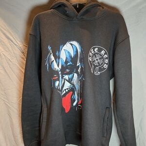 Gray Sweatshirt (L) Gene Simmoms‎ (KISS) Graphic Nate Redd Brand Very Rare!!!